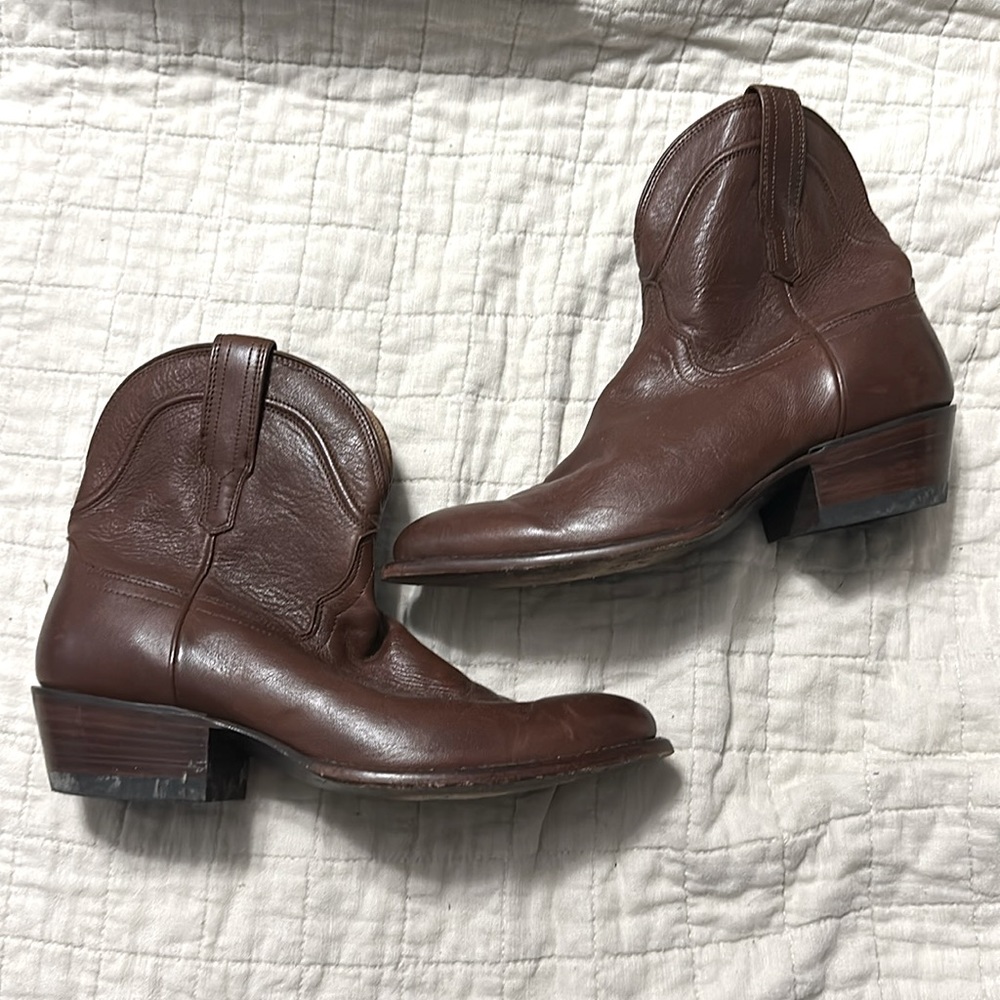 Tecovas booties worn twice.